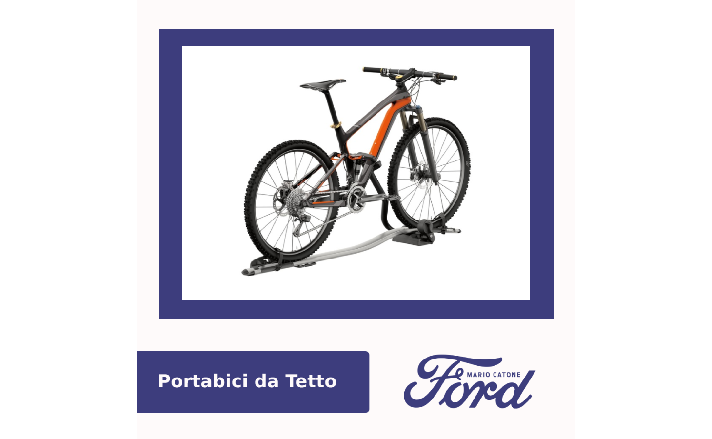 Portabici da Tetto Ford Kuga